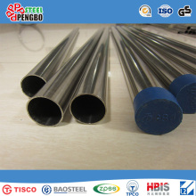 ASTM DIN 201 304 316 tubería de acero inoxidable cuadrado y redondo